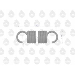 Sankabos atleidimo rankovės spyruoklė parduodama atskirai