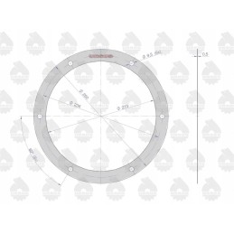 Krazelite diferencialo dangčio tarpinė