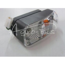 Priekinio žibinto padėtis L kryptimi