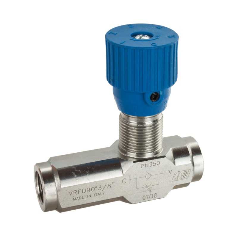 Atbulinio srauto slopinimo vožtuvas 3 8 vrfu 90