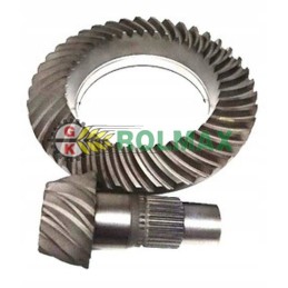 John Deere R129 atakos volas su diskiniu ratuku