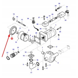 V685950 įsiurbimo filtro dangtis