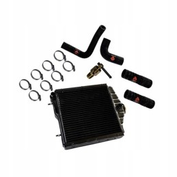 Sustiprintas radiatorius su 360 vamzdžių ir čiaupu