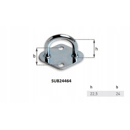 Rankena, kabliukas, kreiptuvas, rankena, h 22, 5, 10 vnt