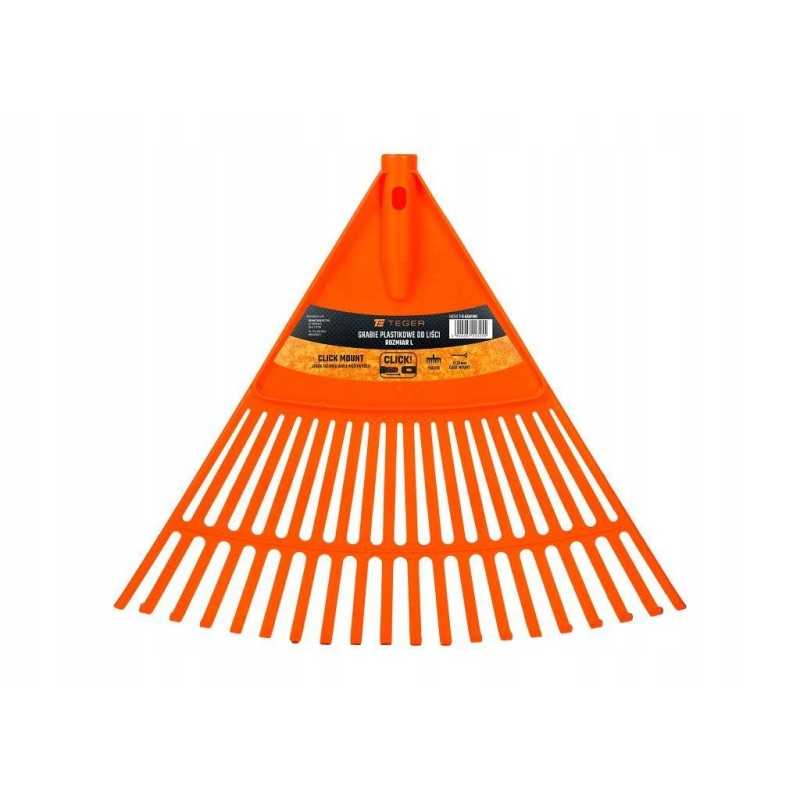 Plastikinis lapų grėblys, L dydis, klijuojamas