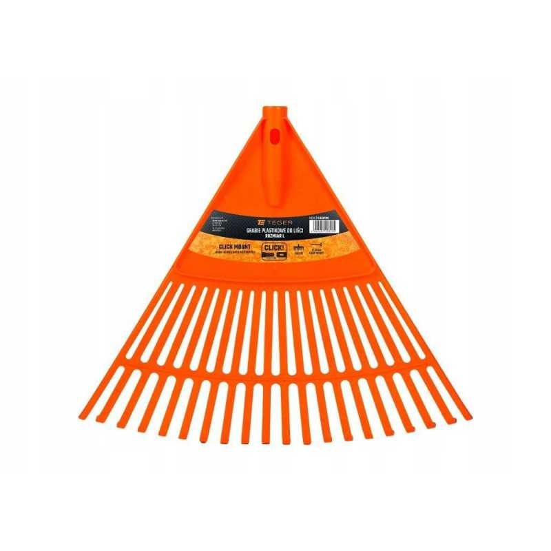 Plastikinis lapų grėblys, L dydis, klijuojamas
