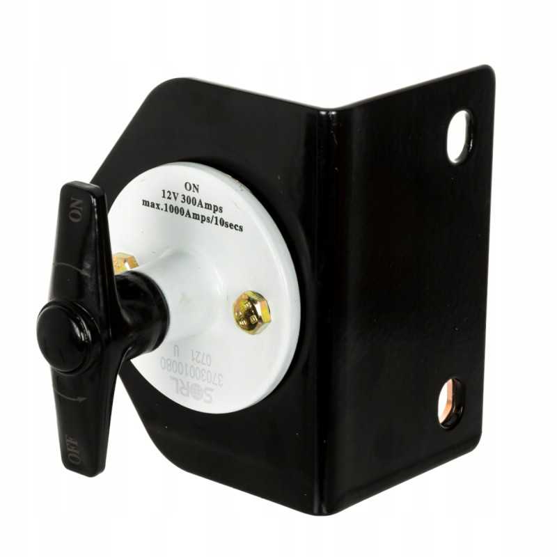 Hebel įžeminimo srovės atjungimo jungiklis 12v 300a