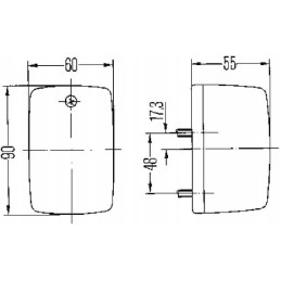 Kairysis posūkio žibintas 2ba002652111 hella