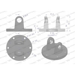 Antkaklis su šakėmis 23 8x61 3 serija 2r Warynski