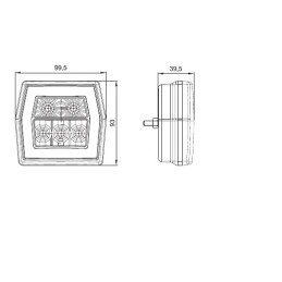 LED galinės lempos hermetinės diodinės lempos12 24vhit