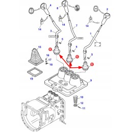 3530683m92 pavarų svirties dangtis