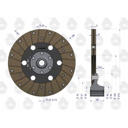 Sankabos diskas 1 st c 330 originalus ursus 4221209