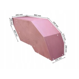 Galinis kairysis sparnas zetor 7245 6011 7904 60117904