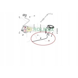 New Holland TDD Case JX 87557539 droselio trosas