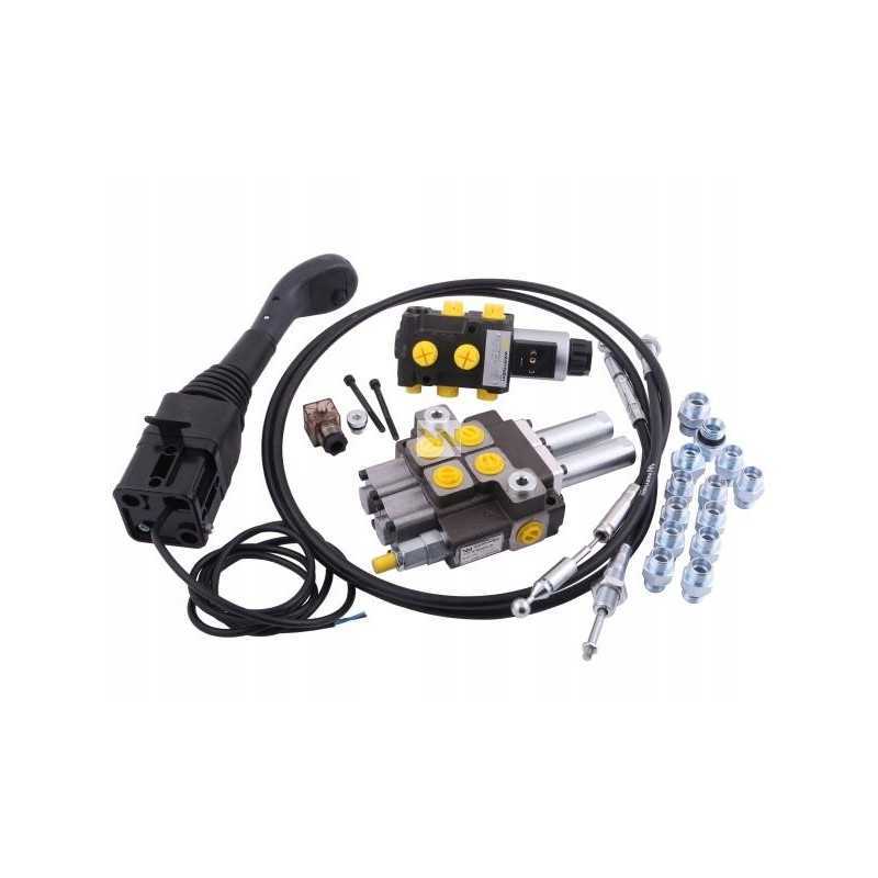 Skirstytuvo 2 sekundžių solenoidinio vožtuvo vairasvirtė su mygtuku