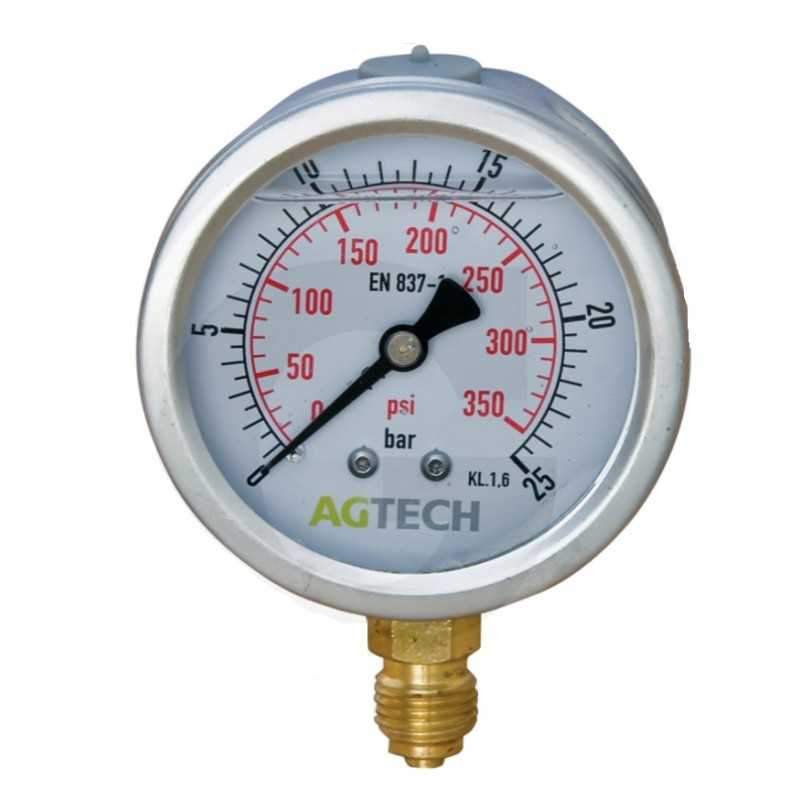 Glicerino manometras 0 10 bar