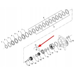 Reguliavimo varžtas P5p41101115 m6 x 1 0 x 7