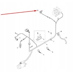 Tl02481030006 vandens temperatūros jutiklio mazgas