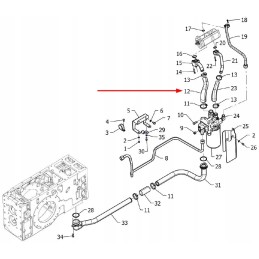 P5p54101136 guminė įsiurbimo žarna
