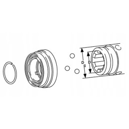 Agras automatinio greito jungiklio remonto komplektas
