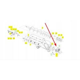 100728783 kūginė pavara grūdų pakrovimui