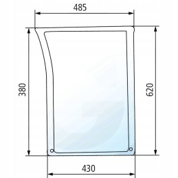 John D priekinis apatinis kairysis langas r96196