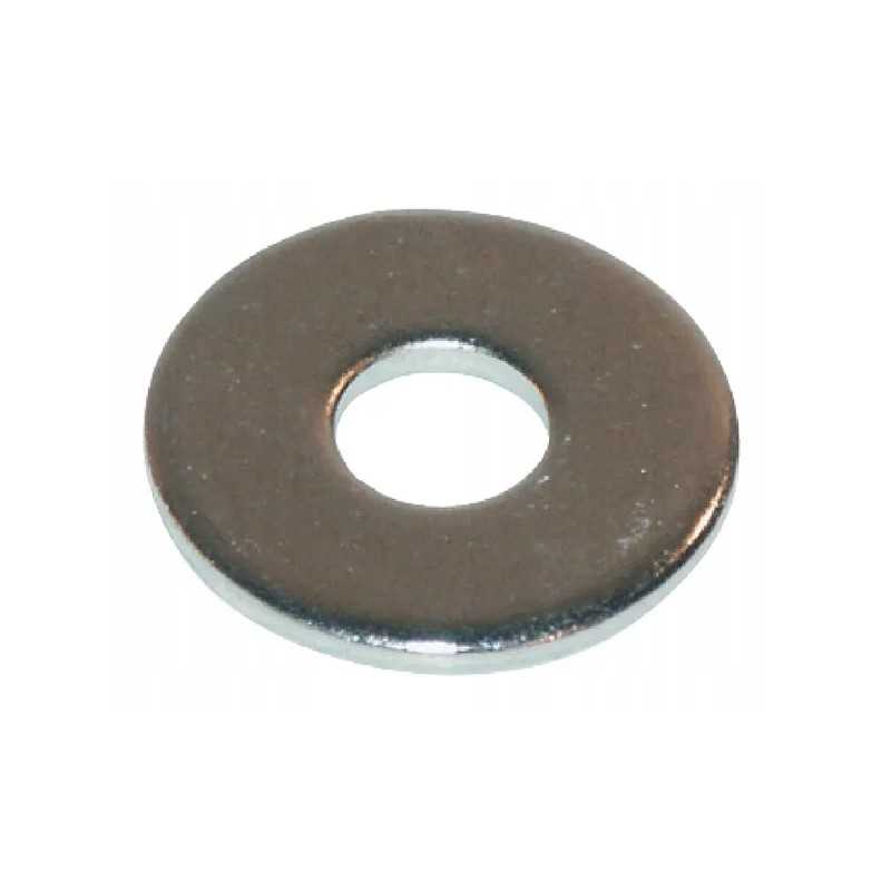 Plokščia poveržlė, praplatinta, m5x15x1, 2 mm, nerūdijantis plienas