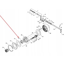 Ft800 37a 226 krumpliaračio žiedas 34 dantys
