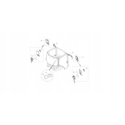 Veidrodinio stiklo įdėklas Claas Arion Axion 0011617740