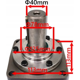 Sustiprintas hydr gr4 500cm3 240 aps./min omt bm6 variklis