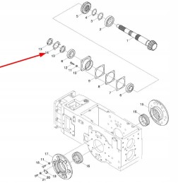 Gbt858 39 guolių poveržlė mb 8