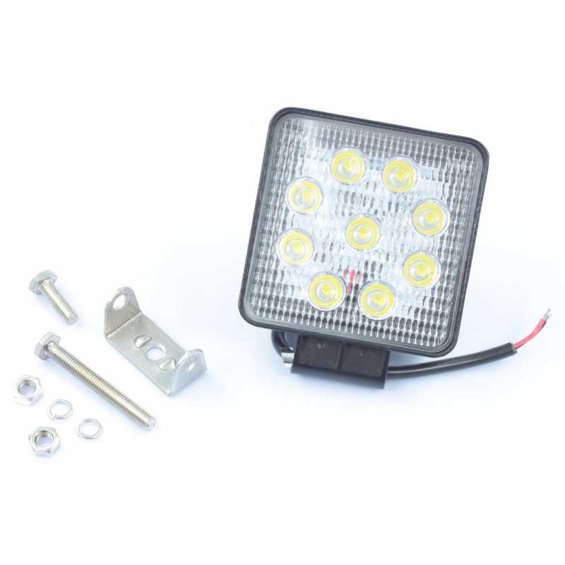 Darbinė lempa 12 24v 9 LED halogeninė 9xLED 0077
