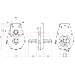 Daugiklis 1 3 8 ww siurblys 67l hidrolideris