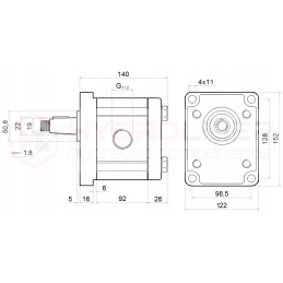 Daugiklis 1 3 8 ww siurblys 67l hidrolideris
