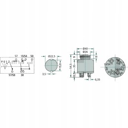 Uždegimo jungiklis Fiat New Holland 5146155 5129862 4998108