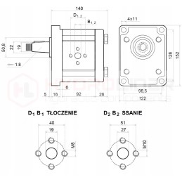 Daugiklis 1 3 8 g pompa 67l tualeto hidrolideris