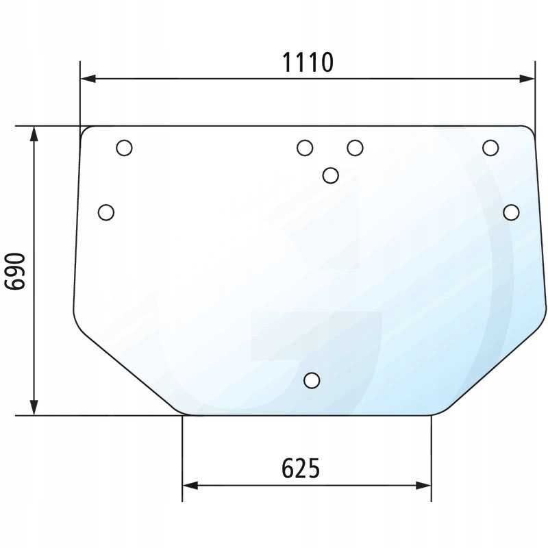 Langas john d 5300 5400 galinis 5410 galinis er047360
