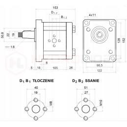 Daugiklis 1 3 8 w siurblys 94l tualeto hidrolideris