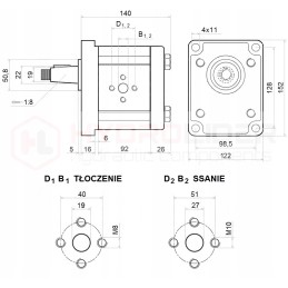 Daugiklis 1 3 8 w siurblys 67l tualeto hidrolideris