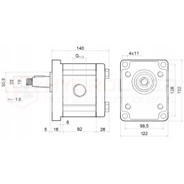 Daugiklis 1 3 8 g siurblys 67l wl hidrolideris