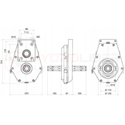 Daugiklis 20kw 1 3 8 ww gr2 gr3 wc hidrolideris