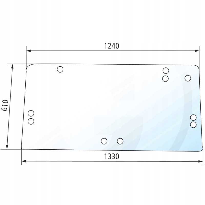 Galinio lango dėklas ih 650s40198c1 granitas