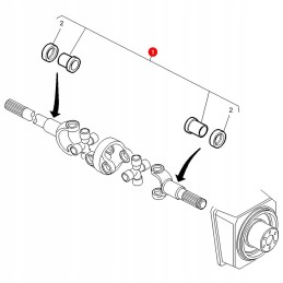 Įvorė massey ferguson 3822047m91 originali