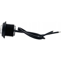 Apvali LED markerinė lempa 12 24v, skaidri