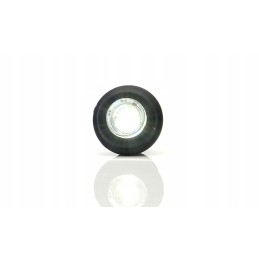 Apvali LED markerinė lempa 12 24v, skaidri