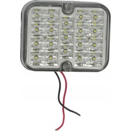 LED atbulinės eigos lempa 3w kvadratas 12v 100x80 7x30mm