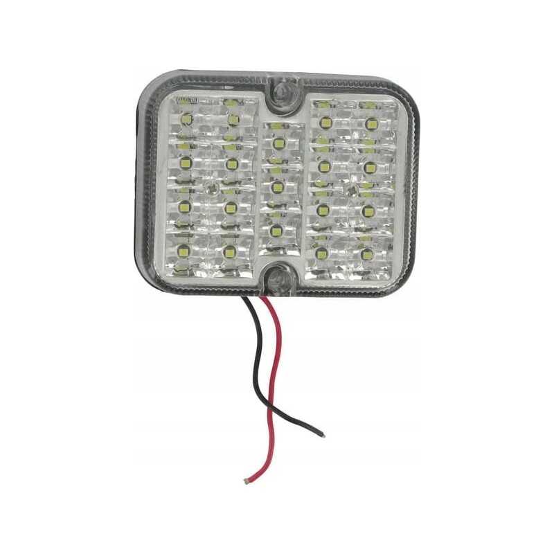 LED atbulinės eigos lempa 3w kvadratas 12v 100x80 7x30mm