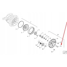 P5m31701107 planetinio rato kaištis 76x26x28 mm