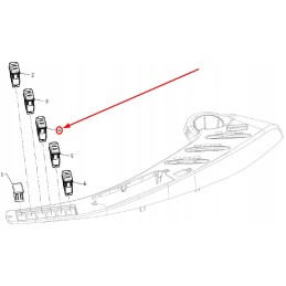 P5s48101007 priekinių darbinių žibintų jungiklis