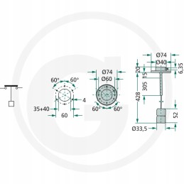 Degalų lygio indikatorius tas pats 2 7059 120 0
